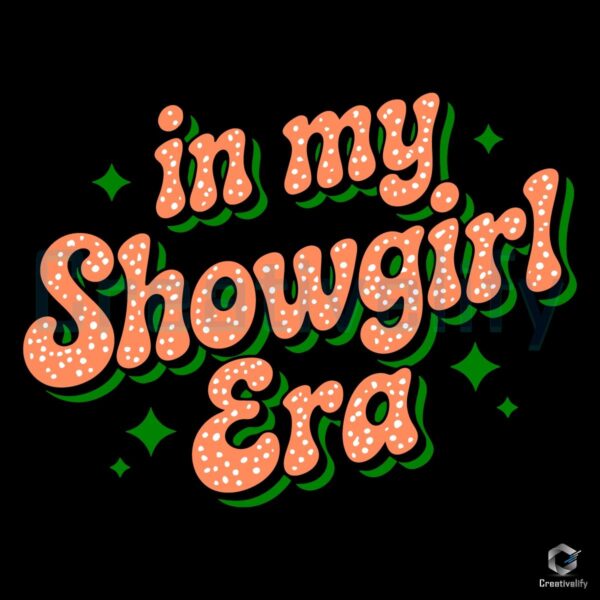 Groovy In My Showgirl Era Taylor Swift Concert Fan SVG
