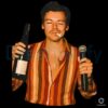 Harry Styles Retro Mic And Wine Candid Portrait PNG