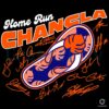 Home Run Chancla New York Baseball Team Signatures Flip Flop SVG
