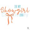 In My Showgirl Era Taylor Swift Ribbon SVG