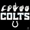 Indianapolis Colts Homage Youth Love Sign SVG