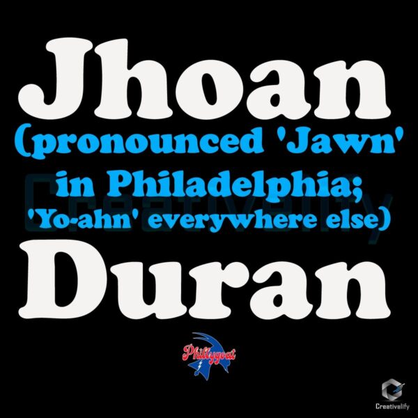 Jhoan Duran Funny Philadelphia Jawn Baseball Player SVG