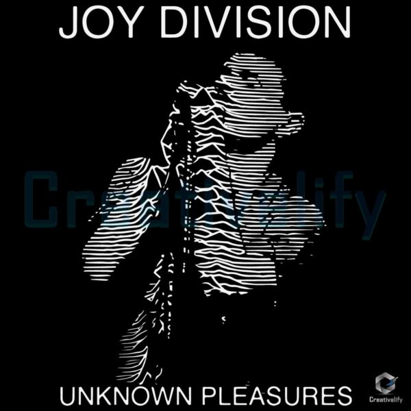 Joy Division Unknown Pleasures Retro Band Aesthetic SVG