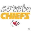 Kansas City Chiefs Homage Youth Love Sign SVG