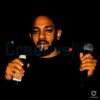 Kendrick Lamar Mic And Beer Candid Portrait PNG