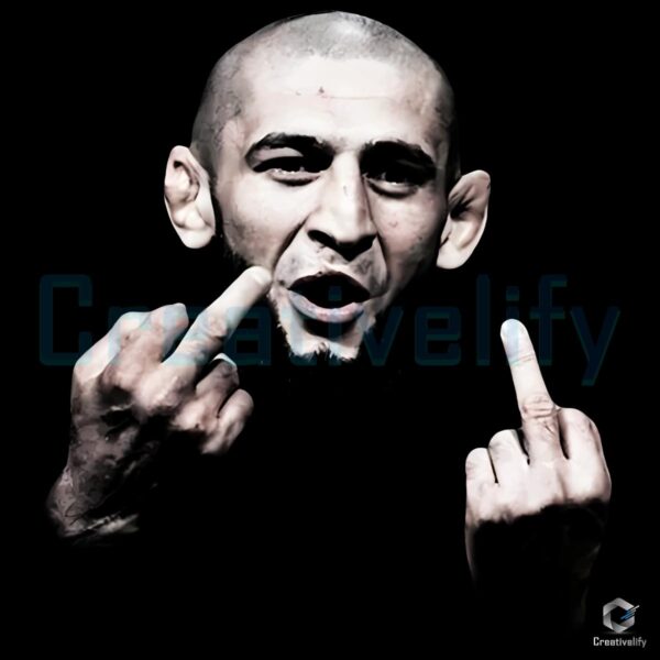 Khamzat Chimaev Middle Finger Ufc 2025 PNG