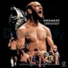 Khamzat Chimaev Wolf Ufc Fighter Collage 2025 PNG