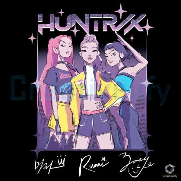 Kpop Demon Hunters Huntr X Sketch PNG