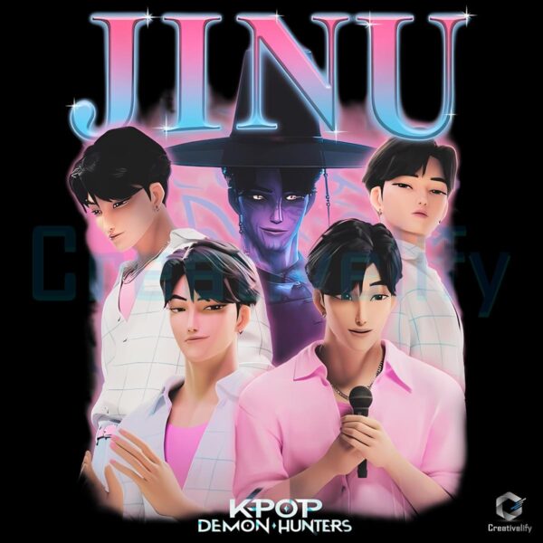 Kpop Demon Hunters Jinu Heartthrob Comfort Colors PNG