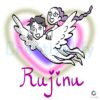 Kpop Demon Hunters Rujinu Angel Wings Flying Couple PNG