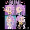 Kpop Demon Hunters Rumi Huntrix Chibi PNG