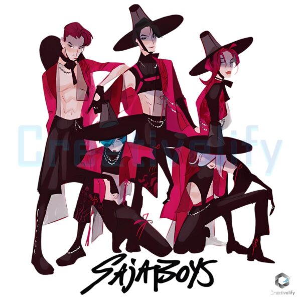 Kpop Demon Hunters Saja Boys Demon Boy Band PNG