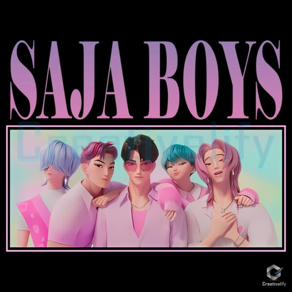 Kpop Demon Hunters Saja Boys Group PNG