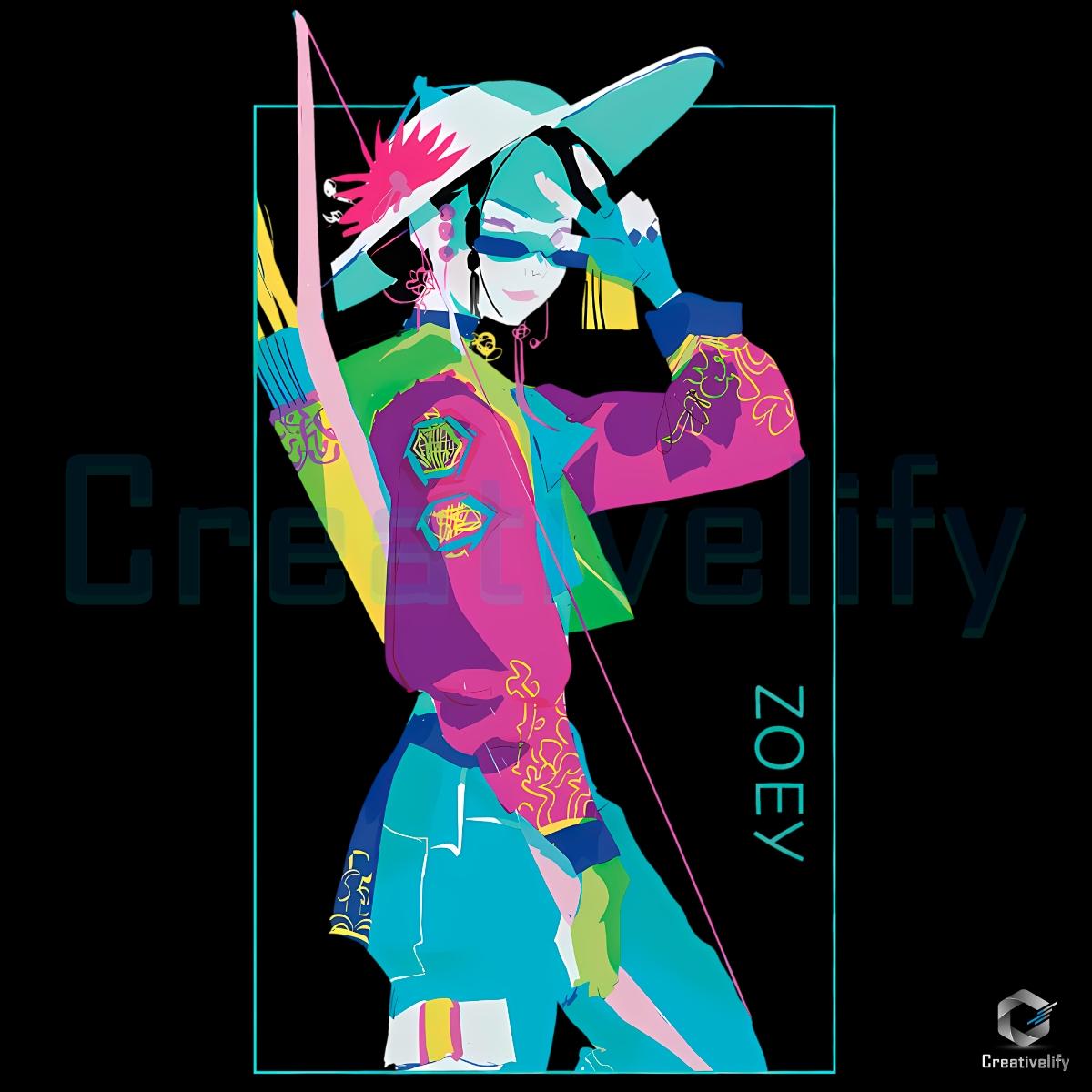 Kpop Demon Hunters Zoey Girl Crush PNG Kpop Demon Hunters Zoey Girl Crush PNG