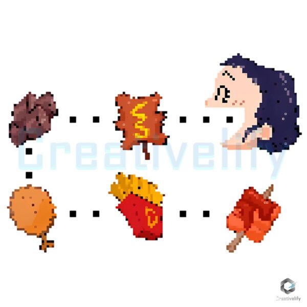 Kpop Demon Hunters Zoey Snacks PNG