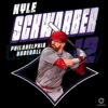 Kyle Schwarber Philadelphia Baseball Diamond Graphic Batting Illustration PNG