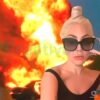 Lady Gaga Meme Explosion Sunglasses Blonde Bun PNG