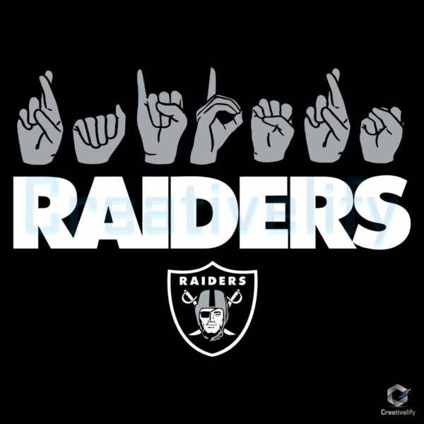 Las Vegas Raiders Homage Youth Love Sign SVG