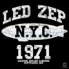 Led Zeppelin Madison Square Garden 1971 Concert SVG