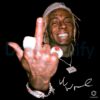 Lil Wayne Middle Finger Smile Signature Graphic PNG
