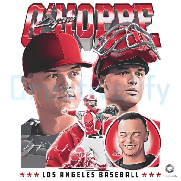 Logan O Hoppe Los Angeles Angels Vintage Baseball PNG