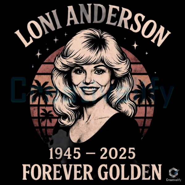Loni Anderson Forever Golden Sunset Tribute Memorial PNG