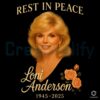 Loni Anderson Memorial Tribute Retro Floral Rip PNG
