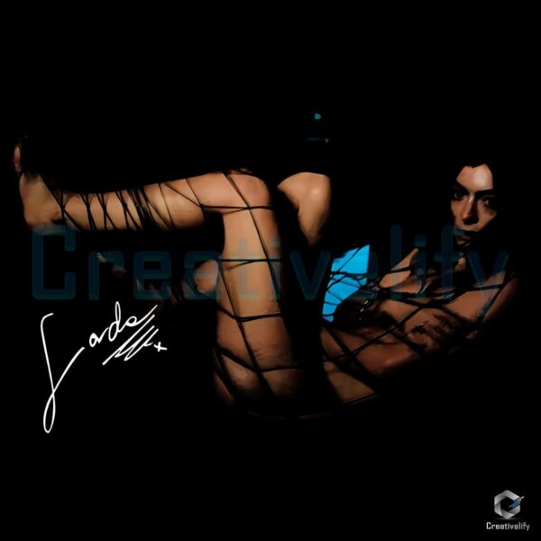 Lorde Shadow Net Pose Portrait Graphic PNG