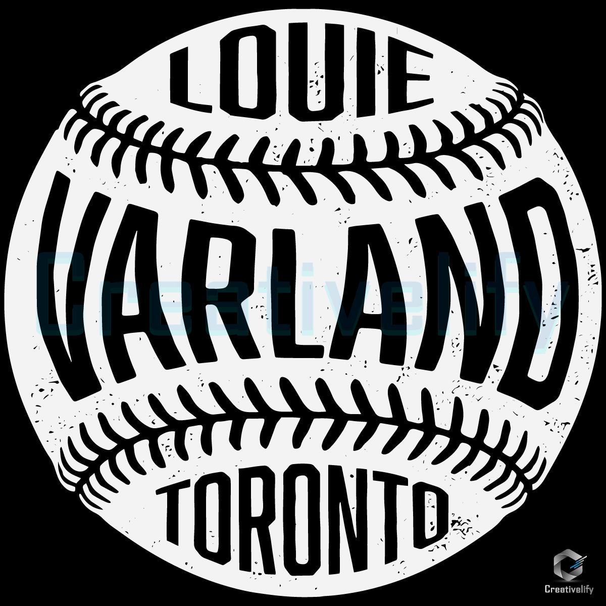 Louie Varland Toronto Vintage Baseball SVG Louie Varland Toronto Vintage Baseball SVG