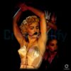Madonna Blonde Ambition Tour Gold Corset Stage Performance PNG