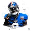 Malik Nabers New York Giants Nfl Rookie Wide Receiver PNG