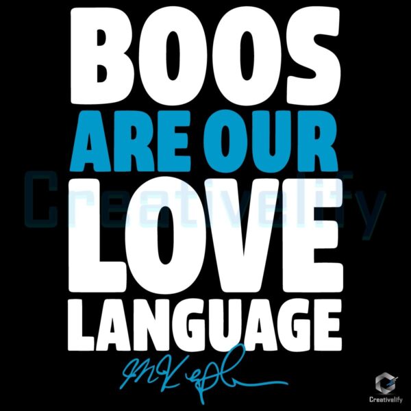 Max Kepler Boos Are Our Love Language Baseball SVG
