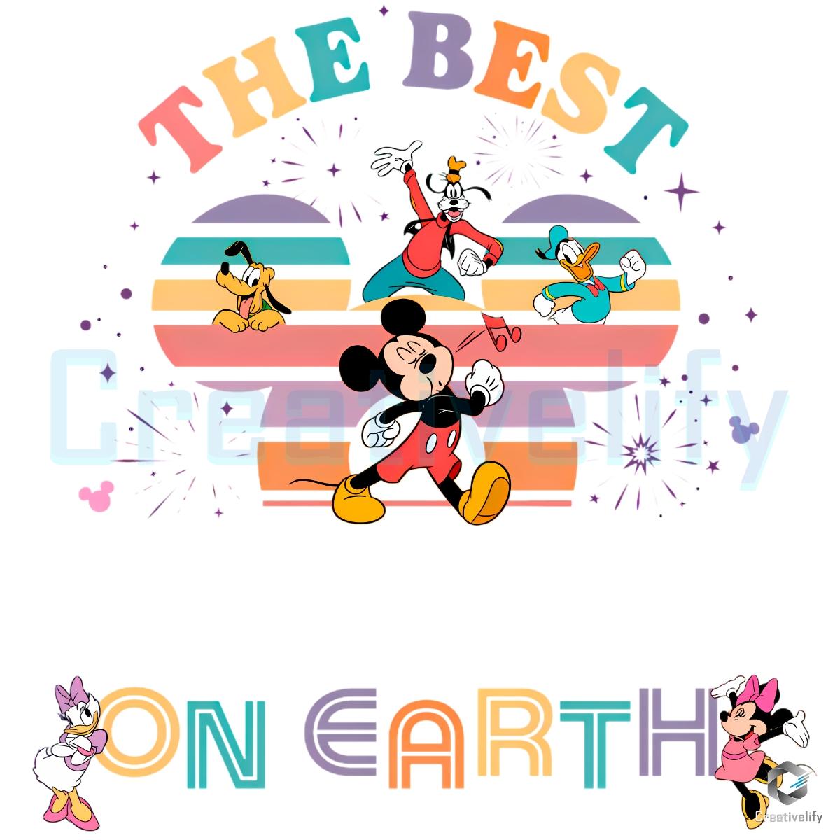 Mickey And Friends The Best On Earth Disney Parks Vacation PNG Mickey And Friends The Best On Earth Disney Parks Vacation PNG