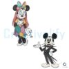 Mickey Minnie Halloween Ghost Couple Spooky Season PNG