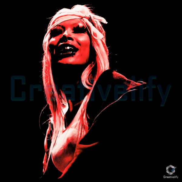 Molly Santana Red Glow Streetwear PNG