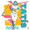 Neon Fernando Tatis Jr Retro 90S Style Baseball PNG
