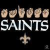 New Orleans Saints Homage Youth Love Sign SVG