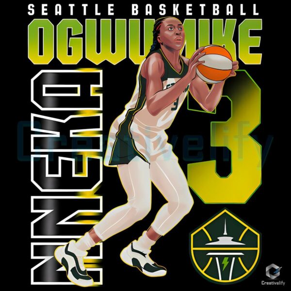 Nneka Ogwumike Seattle Storm Basketball Player Number 3 PNG