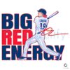 Owen Caissie Big Red Energy Chicago Baseball Graphic PNG