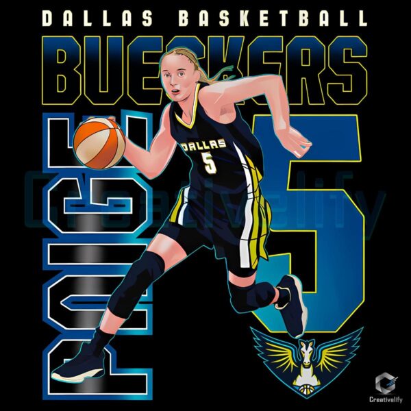 Paige Bueckers Dallas Wings Player Number PNG