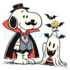 Peanuts Halloween Snoopy Woodstock Dracula Ghost Dog SVG