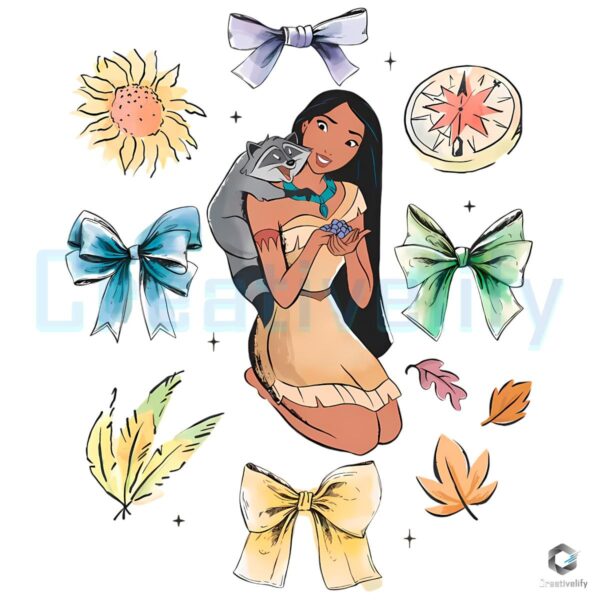 Pocahontas Bows Disney Princess PNG