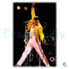 Queen Freddie Mercury Live Aid Yellow Jacket Concert Pose PNG