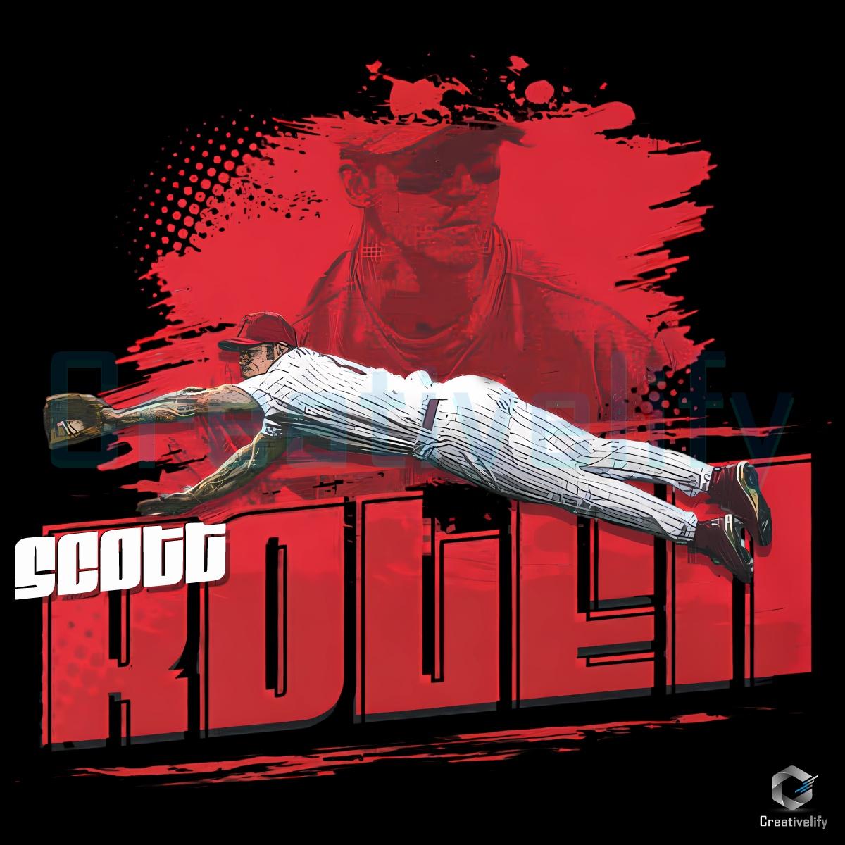 Scott Rolen Philadelphia Phillies Diving Catch Vintage Baseball PNG Scott Rolen Philadelphia Phillies Diving Catch Vintage Baseball PNG
