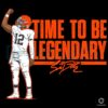 Shedeur Sanders Time To Be Legendary Football PNG