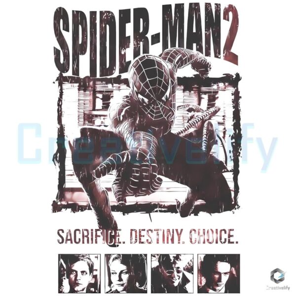 Spider Man 2 Vintage Tobey Maguire Marvel Superhero PNG