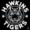 Stranger Things Hawkins Tigers Mascot Team Logo SVG