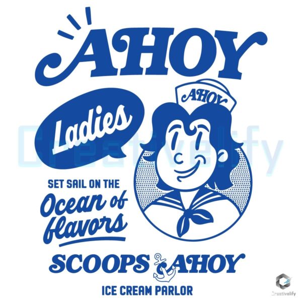 Stranger Things Scoops Ahoy SVG