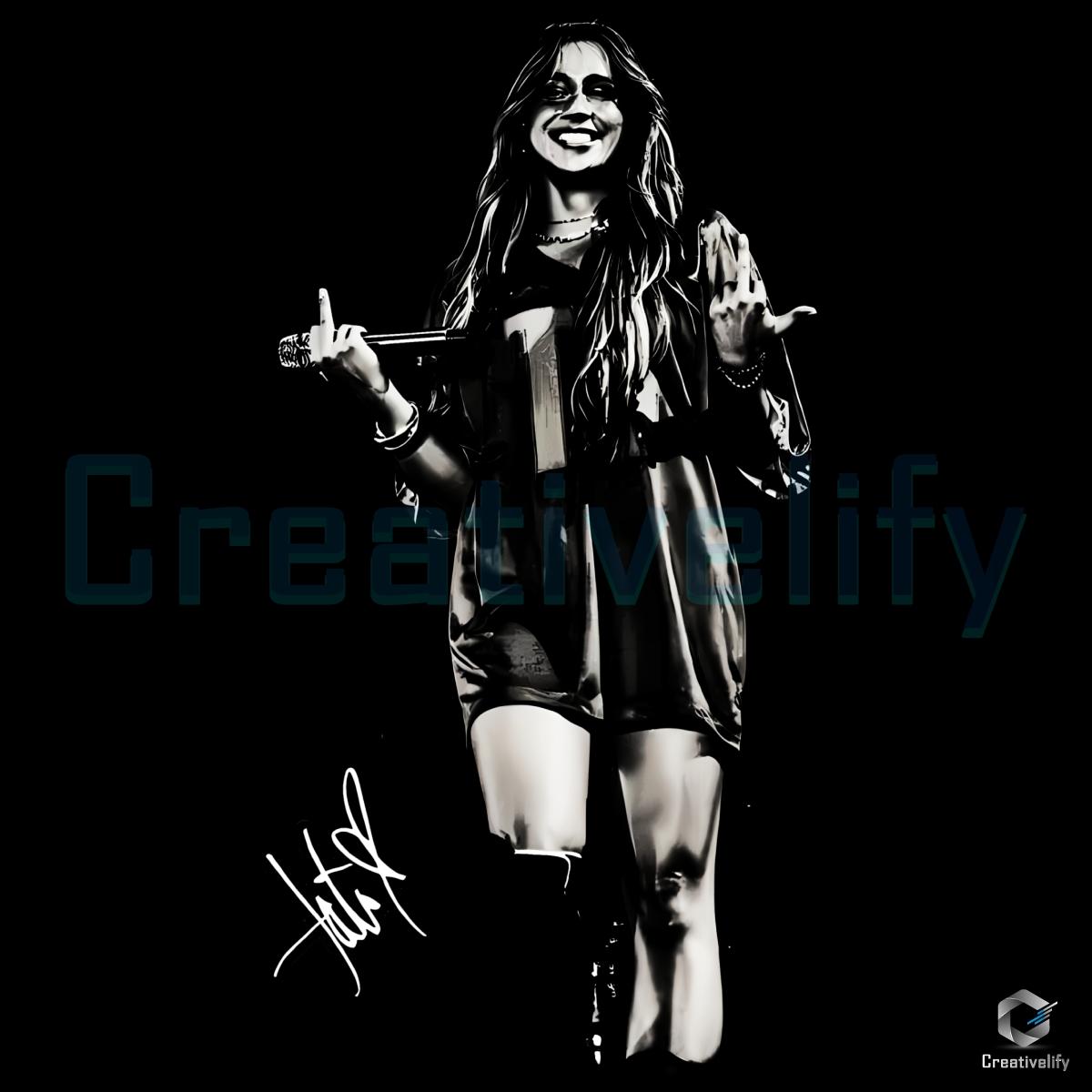 Tate Mcrae Smiling Live Concert Vintage PNG Tate Mcrae Smiling Live Concert Vintage PNG