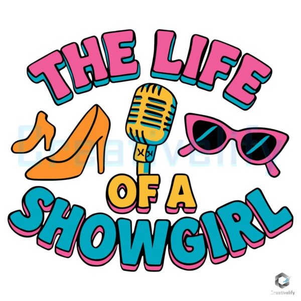 The Life Of A Showgirl New Album 2025 Concert SVG